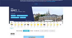 Desktop Screenshot of nancy.lachainemeteo.com