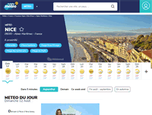 Tablet Screenshot of nice.lachainemeteo.com