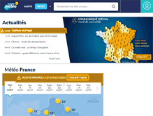Tablet Screenshot of montagne.lachainemeteo.com