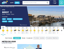 Tablet Screenshot of brest.lachainemeteo.com
