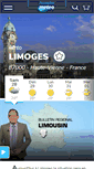 Mobile Screenshot of limoges.lachainemeteo.com