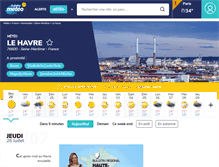 Tablet Screenshot of le-havre.lachainemeteo.com