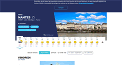 Desktop Screenshot of nantes.lachainemeteo.com