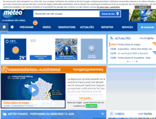 Tablet Screenshot of france.lachainemeteo.com
