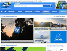 Tablet Screenshot of communaute.lachainemeteo.com